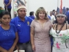 La vicegobernadora Paula Terrazas junto a un legislador y dos legisladoras indigenas de los pueblos Machineri-Yaminahua, Cavineño y Tacana. | Foto GDP