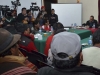 Representantes del Comité Cívico Potosinista (Comcipo) rompieron dialogo con el Gobierno tras sostener una breve reunión con el equipo de ministros que atenderán sus demandas. |Foto Jorge Mamani | ABI