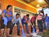 El gobernador Luis Flores llegó a la comunidad Londres, en el municipio de Filadelfia (provincia Manuripi), donde se inauguró la red ampliada de distribución eléctrica de media y baja tensión para dar luz permanente a 35 familias. | Foto Prensa GADP