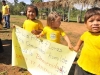 Niños de la comunidad Villa del Carmen, a orillas del río Abuná, ya cuentan con luz eléctrica las 24 horas del día. | Foto Prensa GADP