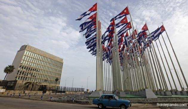 Apertura de la Embajada de EE.UU. en La Habana.