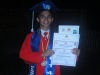 Luis Alberto Pinto es otro de los brillantes estudiantes pandinos que pone al departamento amazónico de Bolivia en  el honroso lugar de semillero de talentos científicos para el país.