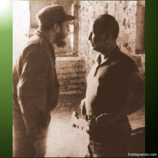 Entrevista de Fidel y el general del Ejército de la dictadura Eulogio Cantillo, 28 de diciembre de 1958.