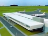 Este es el diseño final del nuevo aeropuerto "Aníbal Arab Fadúl" en vísperas de estrenarse. | Foto archivo