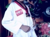 Leonardo practicando Taekwondo. Su desarrollo mental le exige una rigurosa disciplina física.
