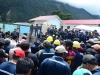 Los trabajadores de la Hidroeléctrica San José, en el municipio de Colomi, también se movilizaron contra los abusos de Sinohydro. | Foto Los Tiempos