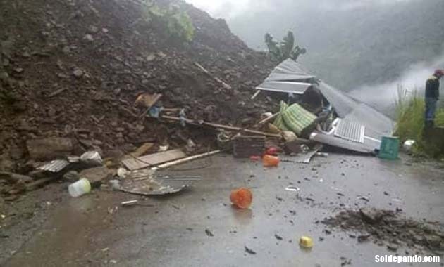 El derrumbe de Caranavi El derrumbe de Caranavi