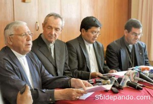 La Asamblea de Obispos de Bolivia rechazó acusaciones del gobierno. 