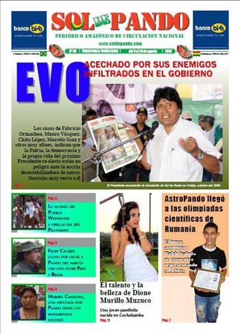 Precio del ejemplar:  Bolivia Bs 5.-  | Brasil  R$ 2.-