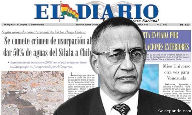 Jorge Carrasco Jahnsen dirigió El Diario manteniendo la línea invariable del periódico fundado por su bisabuelo cochabambino, estrechamente ligada a la reivindicación marítima de Bolivia.